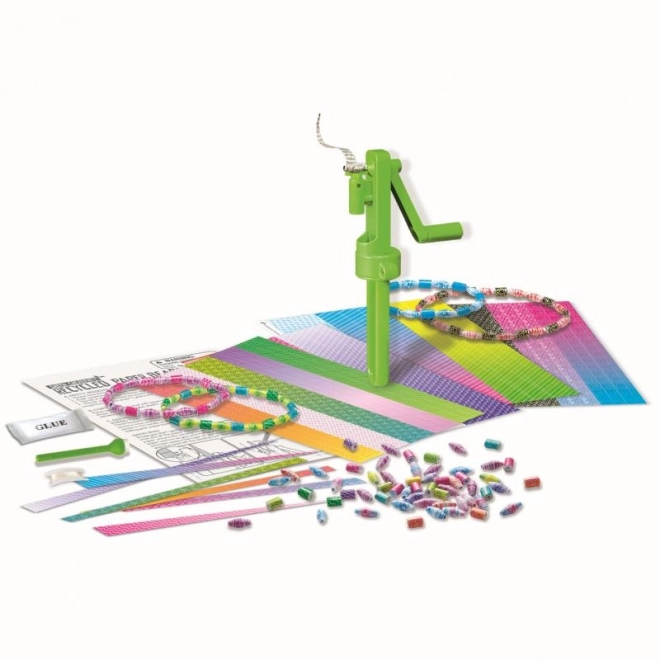 Appareil de recyclage pour fabriquer des perles en papier