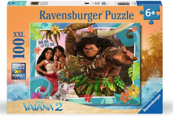 Puzzle XXL 100 pièces Vaiana 2