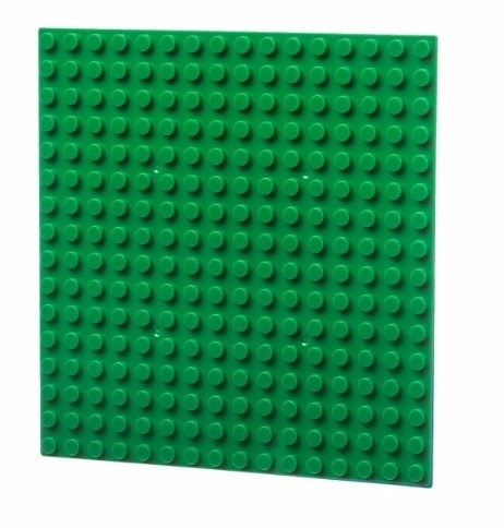 L-W Jouets Base 16x16 vert foncé