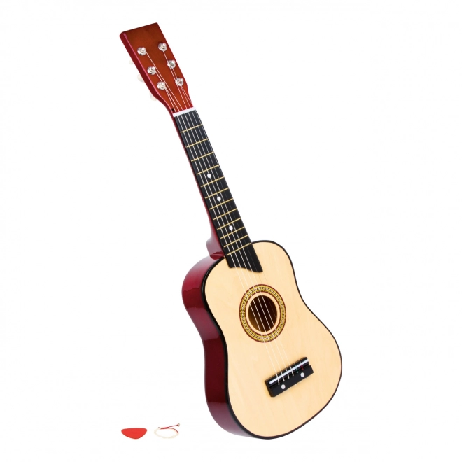 Petite Foot Jouet pour enfant guitare en bois naturelle