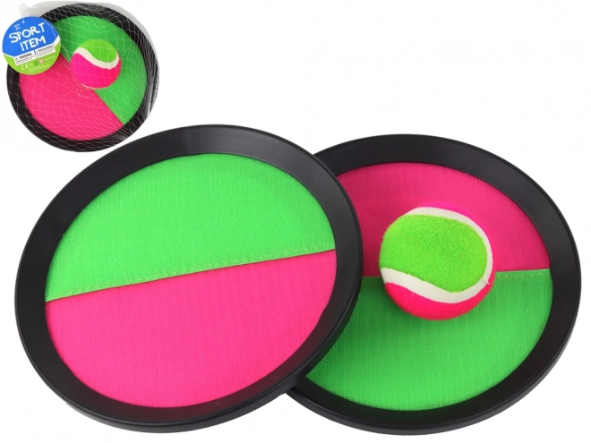 Jeu de lancer Disques à scratch Balle à attraper