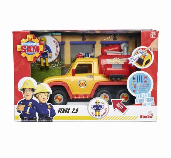 Pompier Sam Camion de pompiers Vénus 2.0 avec figurine