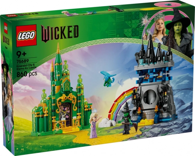 Lego Wicked : la Cité d’Émeraude et le château de Kiamo Ko – set de construction