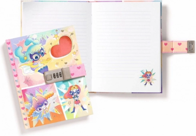DJECO Journal secret avec serrure à code Lam