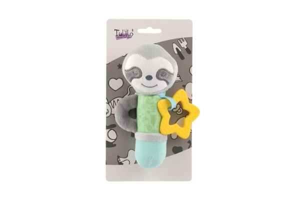 Hochet et anneau de dentition en peluche Ours Raton-Laveur