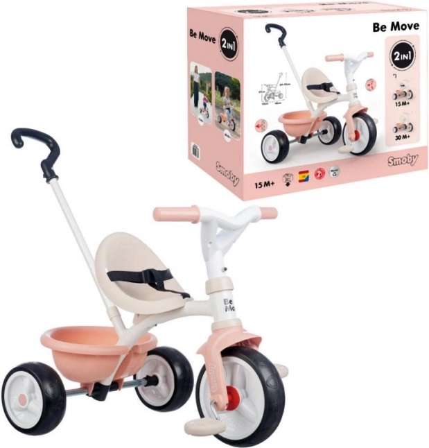 Tricycle pour enfants Be Move rose