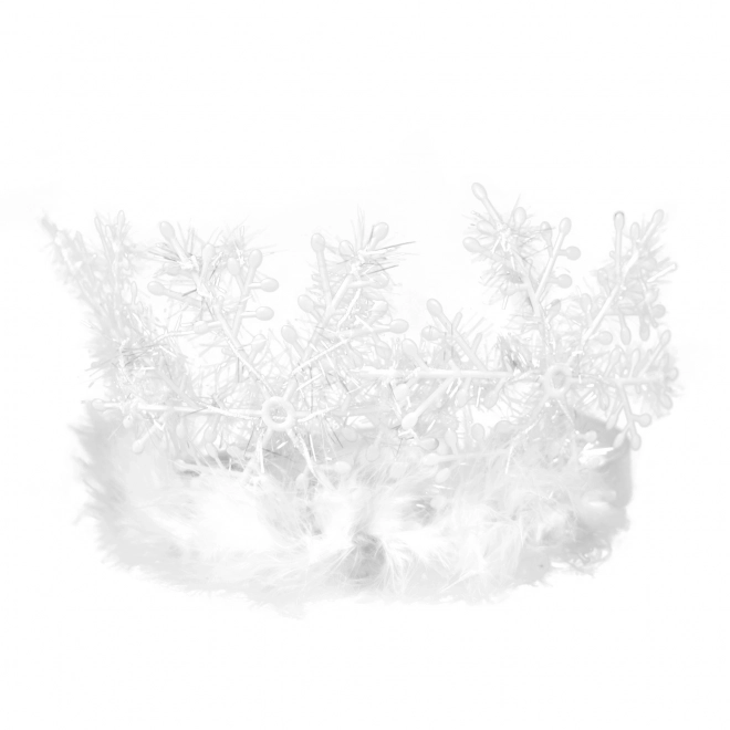 Couronne avec des flocons de neige
