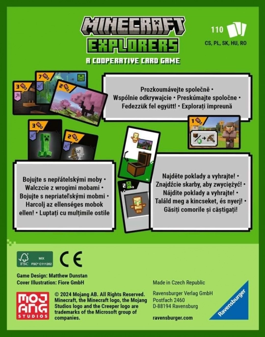 RAVENSBURGER Jeu de cartes Minecraft Explorateurs