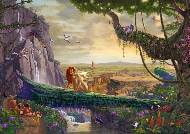 Puzzle Schmidt Le Roi Lion : Retour à la Terre des Lions 6000 pièces