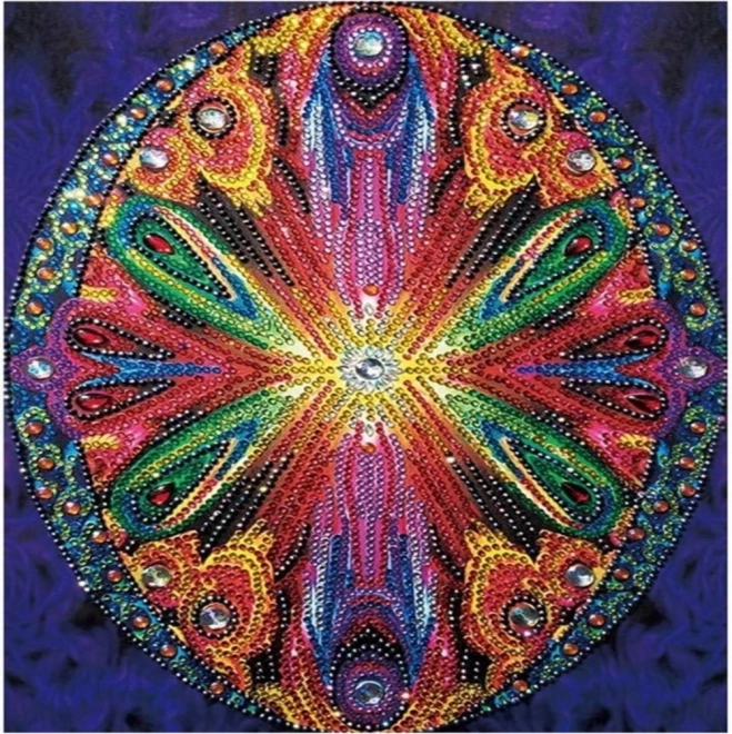 Peinture diamant 7D cercle mandala 30 × 30 cm
