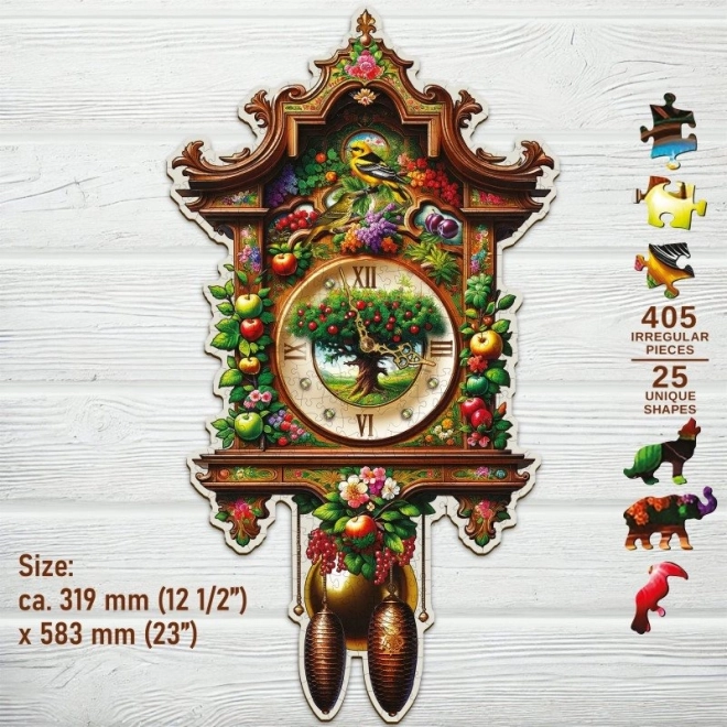 Puzzle en bois Horloge à coucou