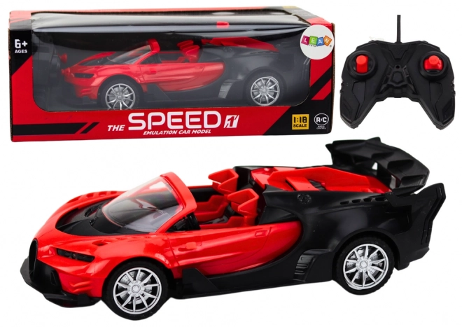 Voiture de sport télécommandée 1:18 Rouge