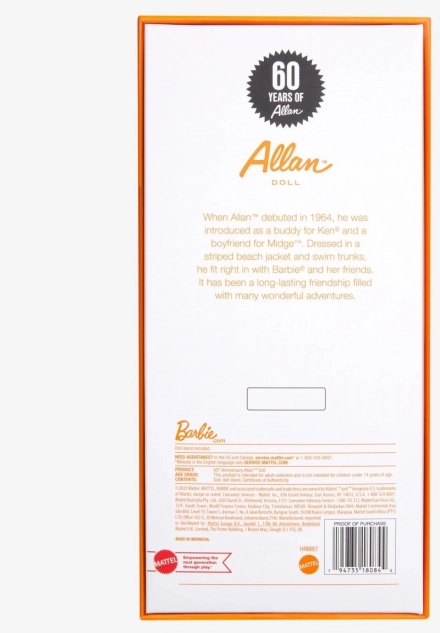 Poupée de Collection Barbie Allan pour le 60e Anniversaire
