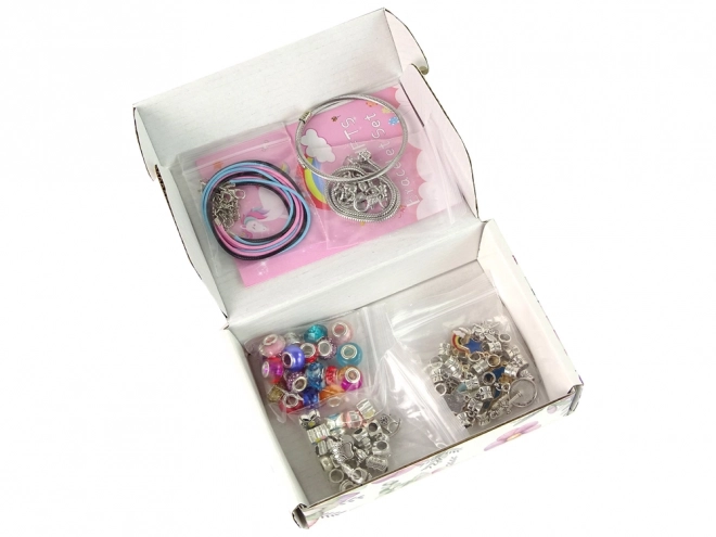 Kit de fabrication de bijoux avec perles et bracelets