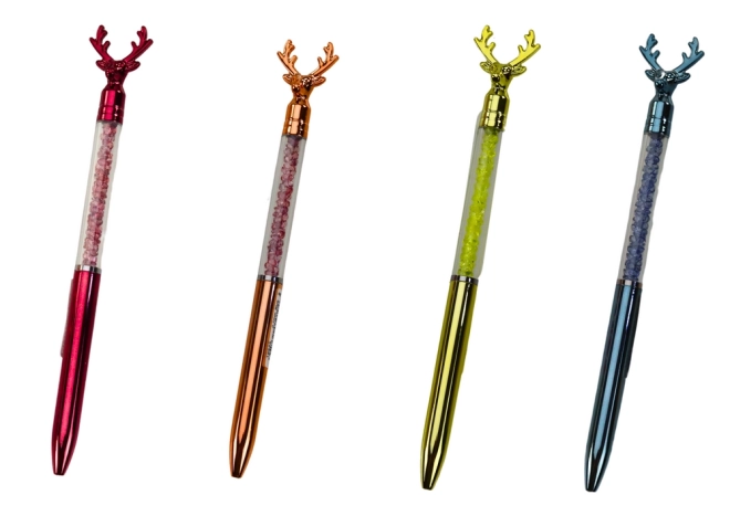 Stylo Pero Stag Diamants Bleu Noir Pointe 0,7 mm Mélangé