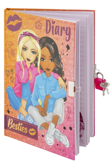 Agenda avec cadenas A5 Besties