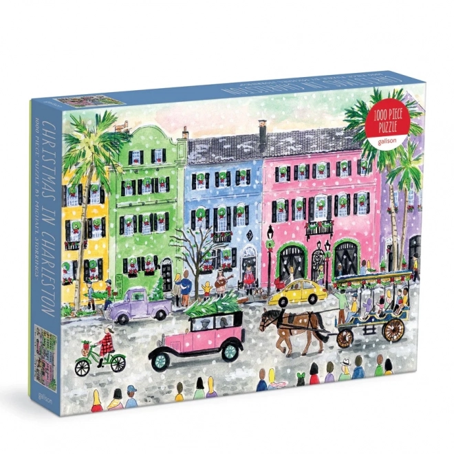 Galison Puzzle Michaela Storrings - Noël à Charleston 1000 pièces