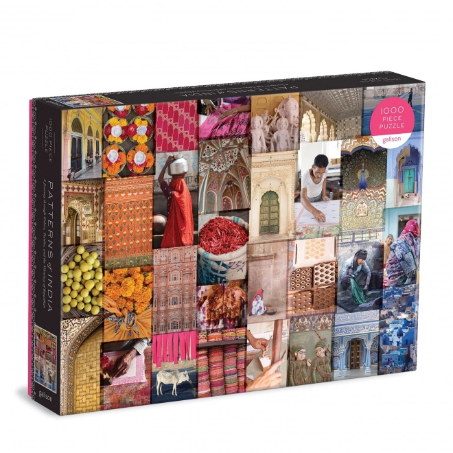 Puzzle Galison Motifs Inde 1000 pièces