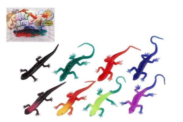 Lézards élastiques changeant de couleur 4pcs