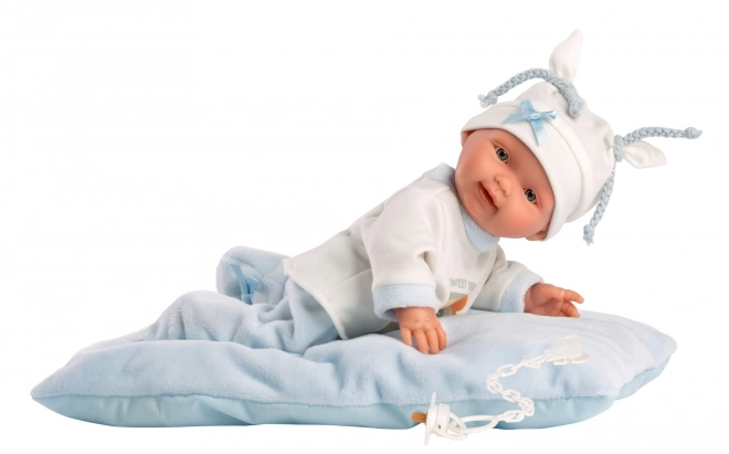 Llorens 26311 NOUVEAU-NÉ GARÇON - poupée réaliste bébé avec corps tout en vinyle - 26 cm
