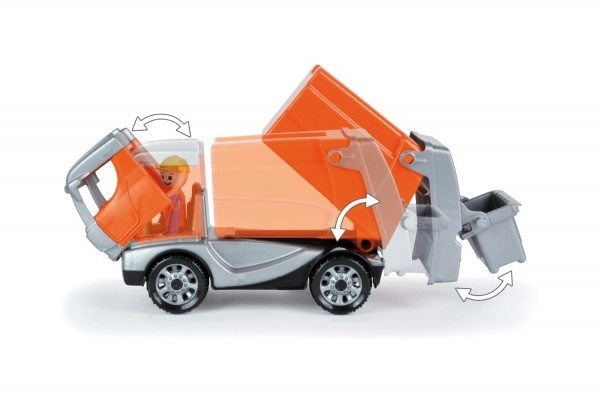 Auto Truckies éboueurs plastique 25cm avec figurine en boîte 24m+
