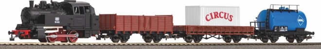 Coffret de départ Piko train de marchandises avec locomotive à vapeur