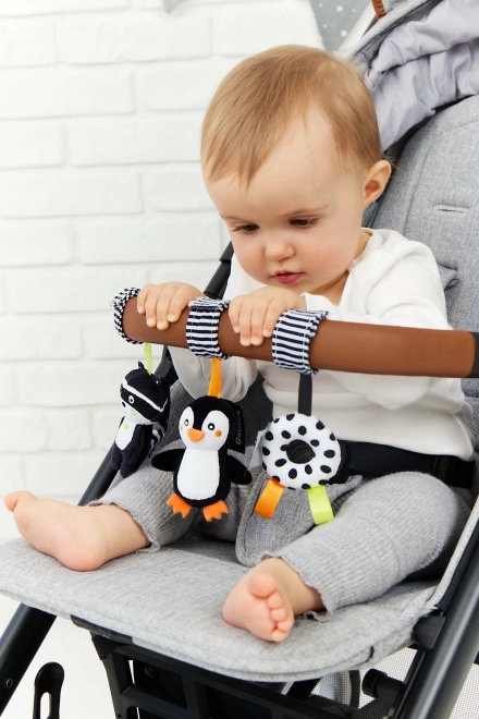 Jouet en peluche suspendu raton laveur