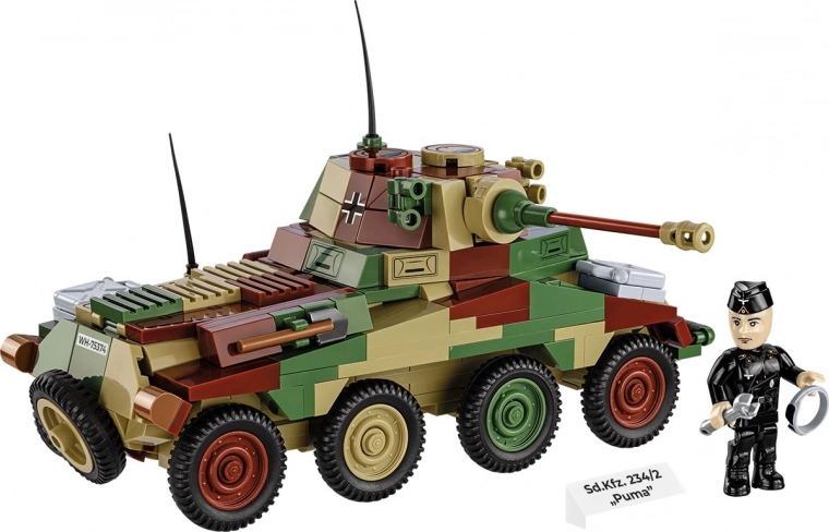 Tourelle, canon et roues mobiles