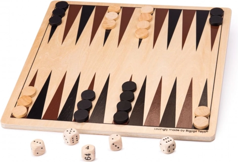 Plateau de jeu en bois élégant