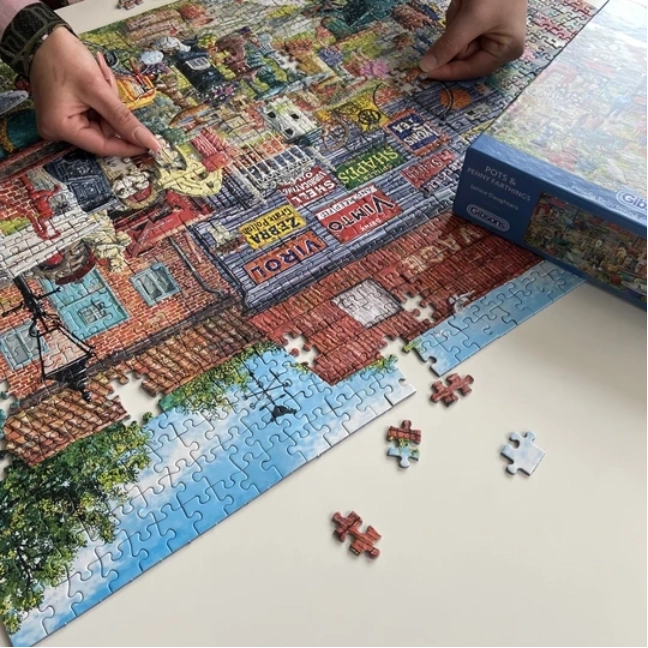 GIBSONS Puzzle Casseroles et bric-à-brac pour trois fois rien 1000 pièces