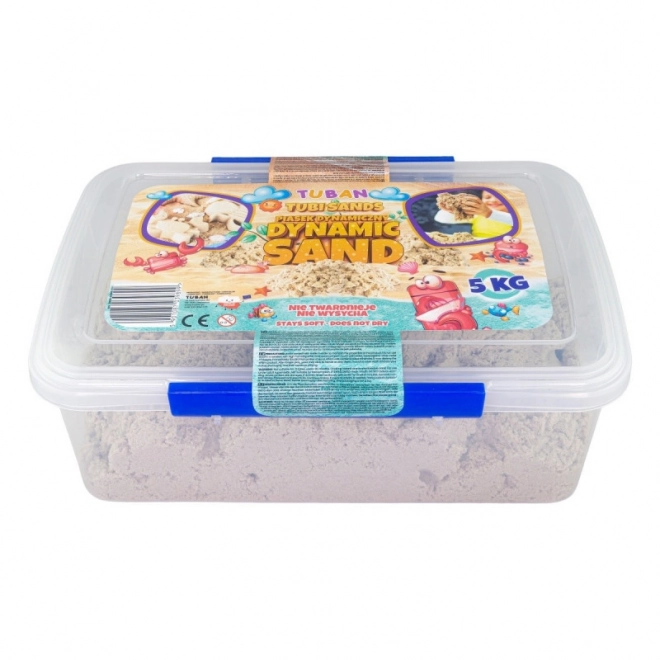 Sable dynamique 5 kg dans une boîte pratique