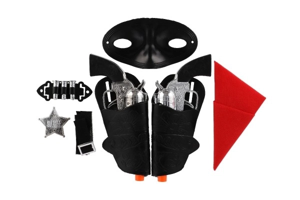 Ensemble de revolvers de cow-boy avec étui et accessoires