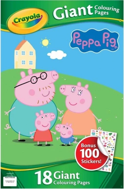 CRAYOLA Méga coloriages Peppa Pig