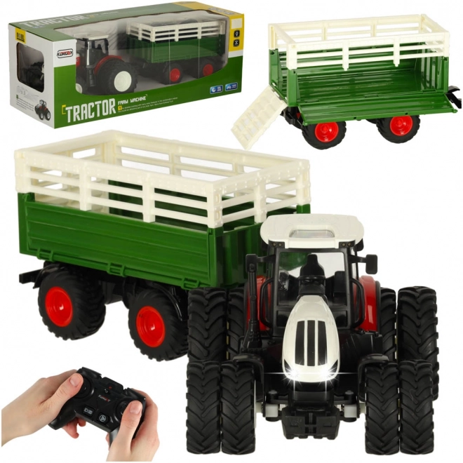 Tracteur RC avec remorque