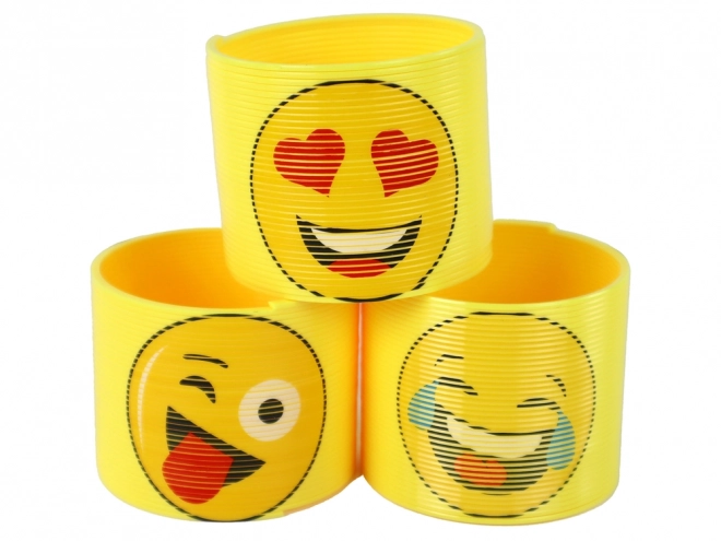 Ressort jaune culte avec émoticônes relaxantes 6 cm