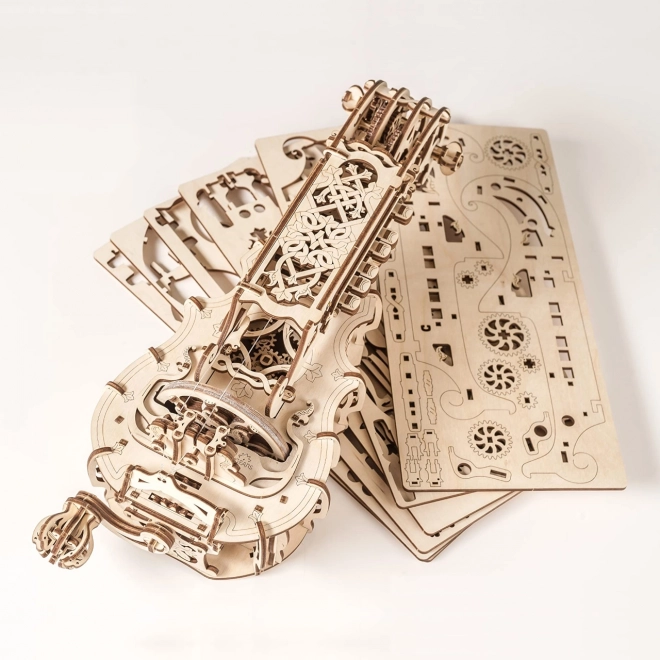 Ugears 3D puzzle mécanique en bois Vielle à roue