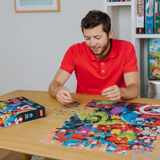 TREFL Puzzle Premium Plus Marvel : Héros de Marvel 1000 pièces