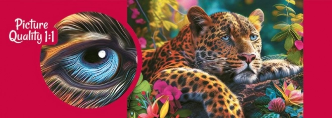 Puzzle Léopard couché 500 pièces
