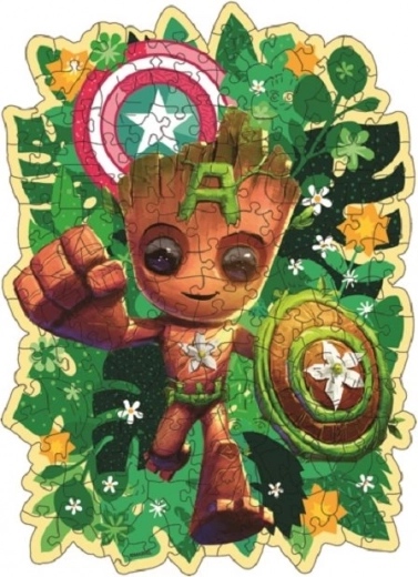 Puzzle contour en bois Groot 150 pièces Ravensburger