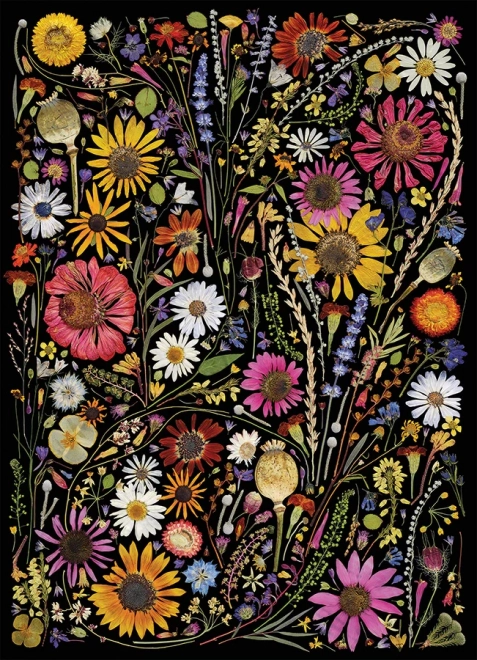 Cobble Hill Puzzle Fleurs Pressées: Bonheur 1000 Pièces
