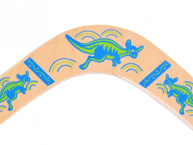 Boomerang en bois pour un amusement joyeux