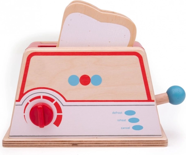 Grille-pain en bois pour cuisine d’enfant BIGJIGS TOYS