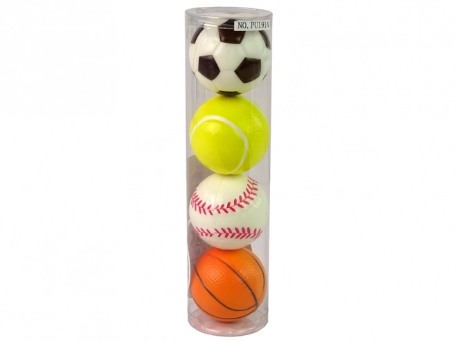 Ensemble de balles douces 4 pcs Sport Golf Tennis Football