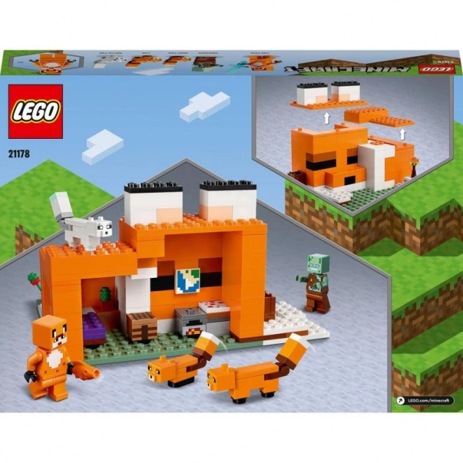 LEGO Minecraft 21178 Maison Renard