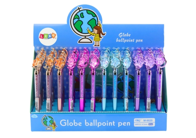 Stylo à bille avec recharge étoilée bleue 0,7 mm Mix