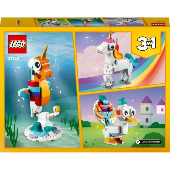 LEGO Creator 3en1 31140 Licorne magique