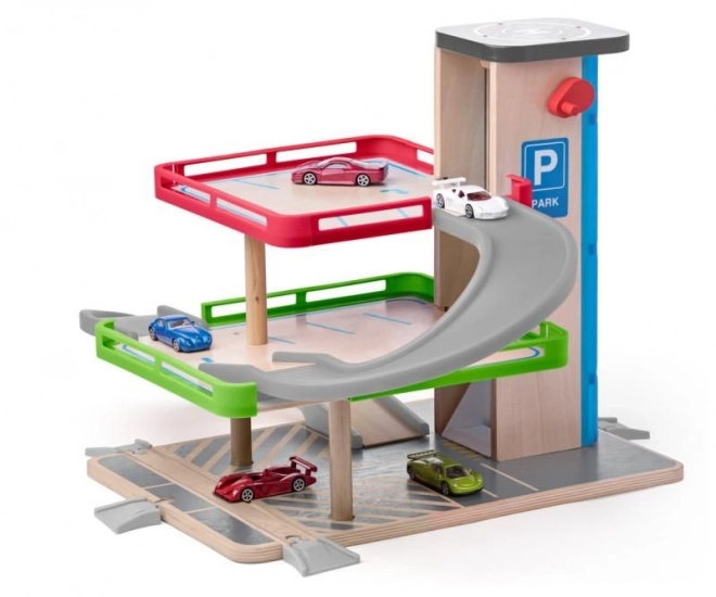 Garage avec ascenseur et accessoires