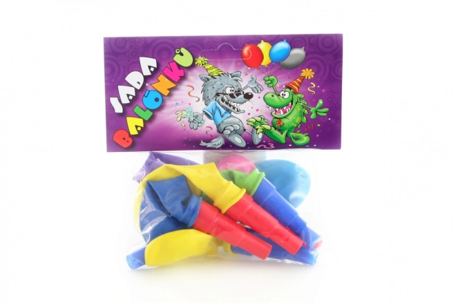 Ballons gonflables avec sifflet, ensemble de 7 pièces