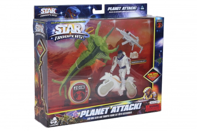 Star Troopers bataille avec les insectes et véhicules de débarquement