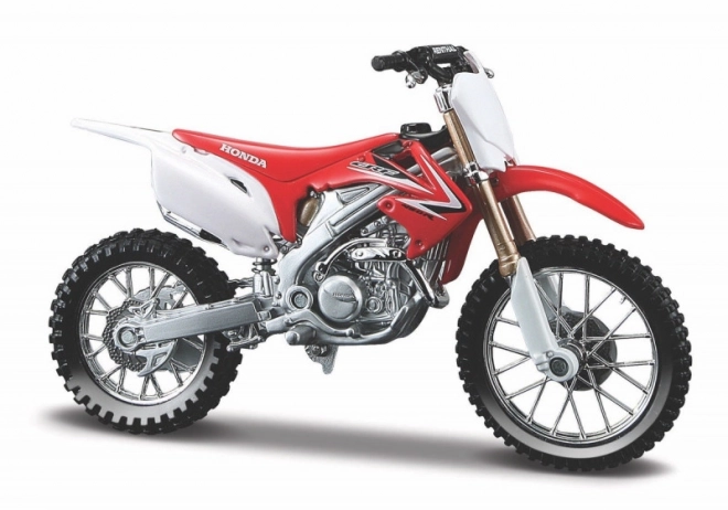Modèle de moto Honda CRF 450R avec support 1/18